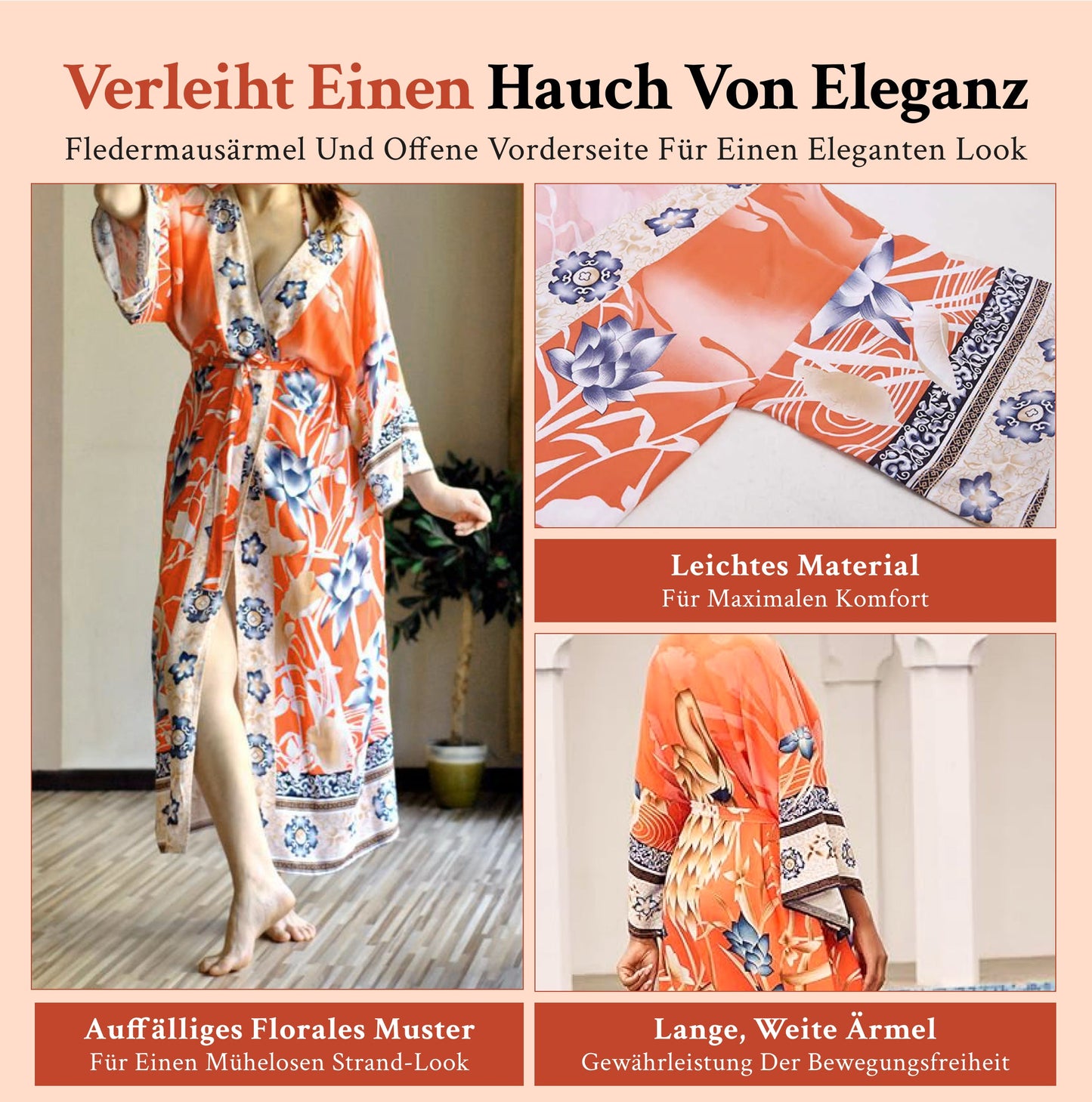 Vestido mujer floral ligero moderno casual y chic