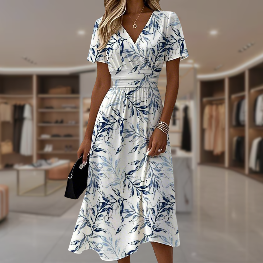 Vestido floral elegante, ligero y chic