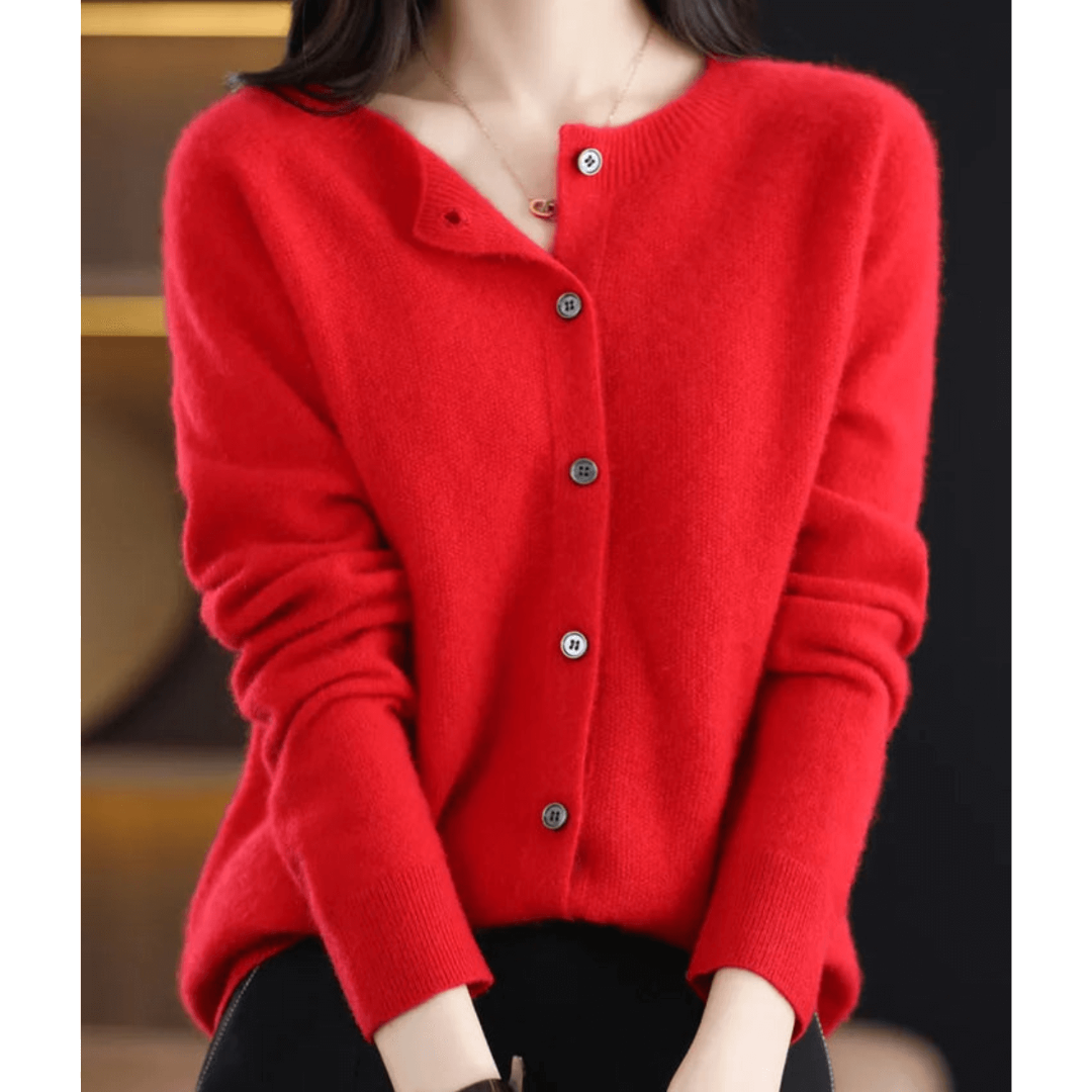 Chaqueta de punto suave con botones para mujer | Calidez y comodidad sin concesiones