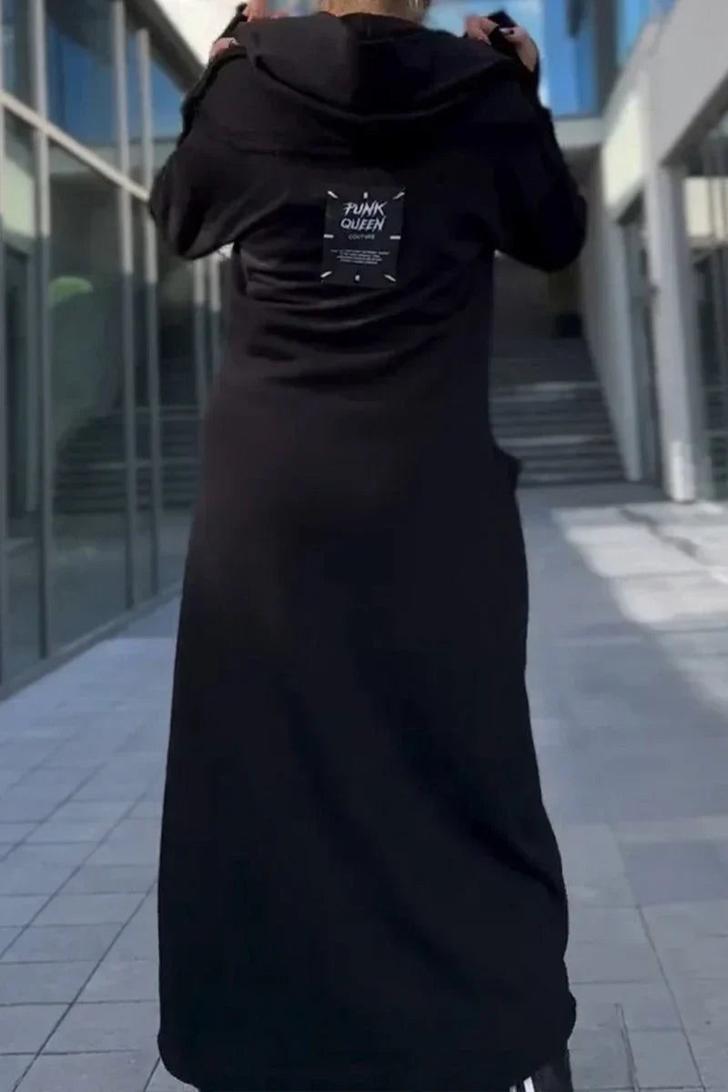 Sudadera Larga Mujer – Con Cremallera, Ligera y Transpirable Diario