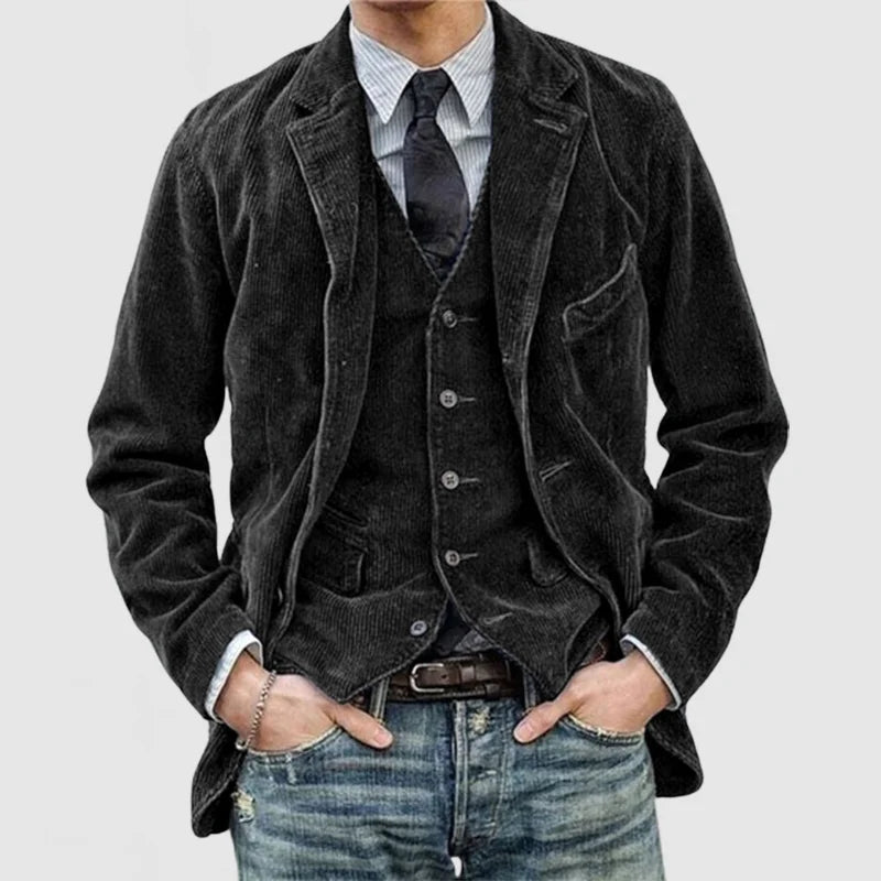 Chaqueta de punto vintage para hombre: elegante y atemporal