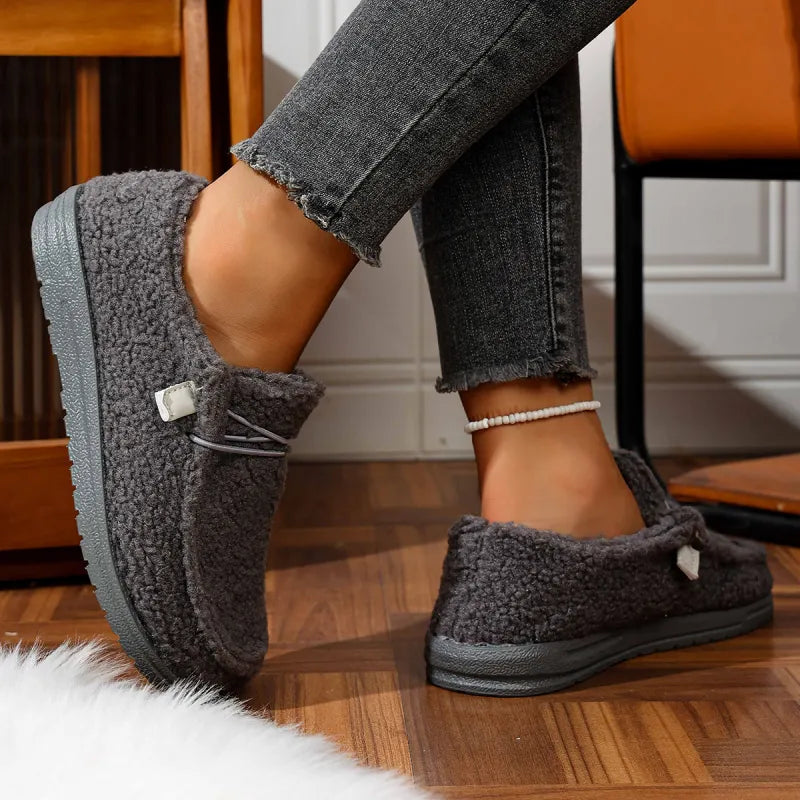 Zapatillas de Casa Mujer – Cálidas y Suaves Estilo Teddy para Invierno