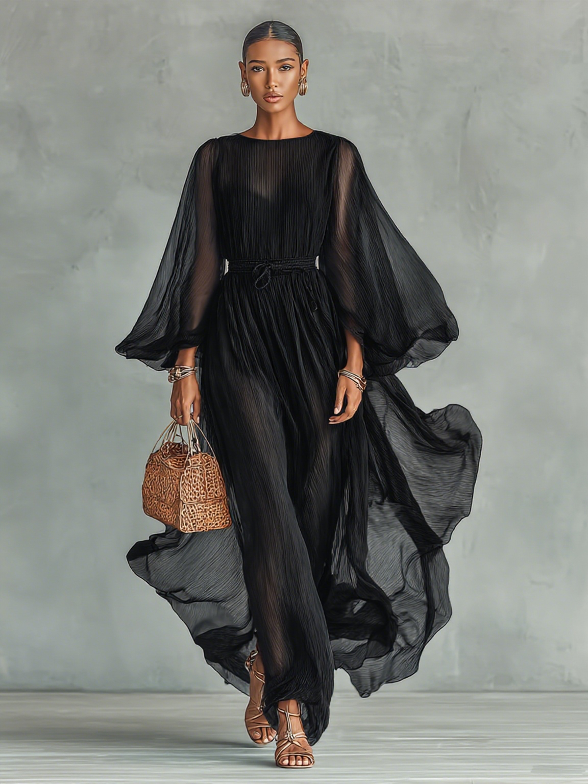 Vestido mujer estilo fluido, cómodo y sofisticado para primavera