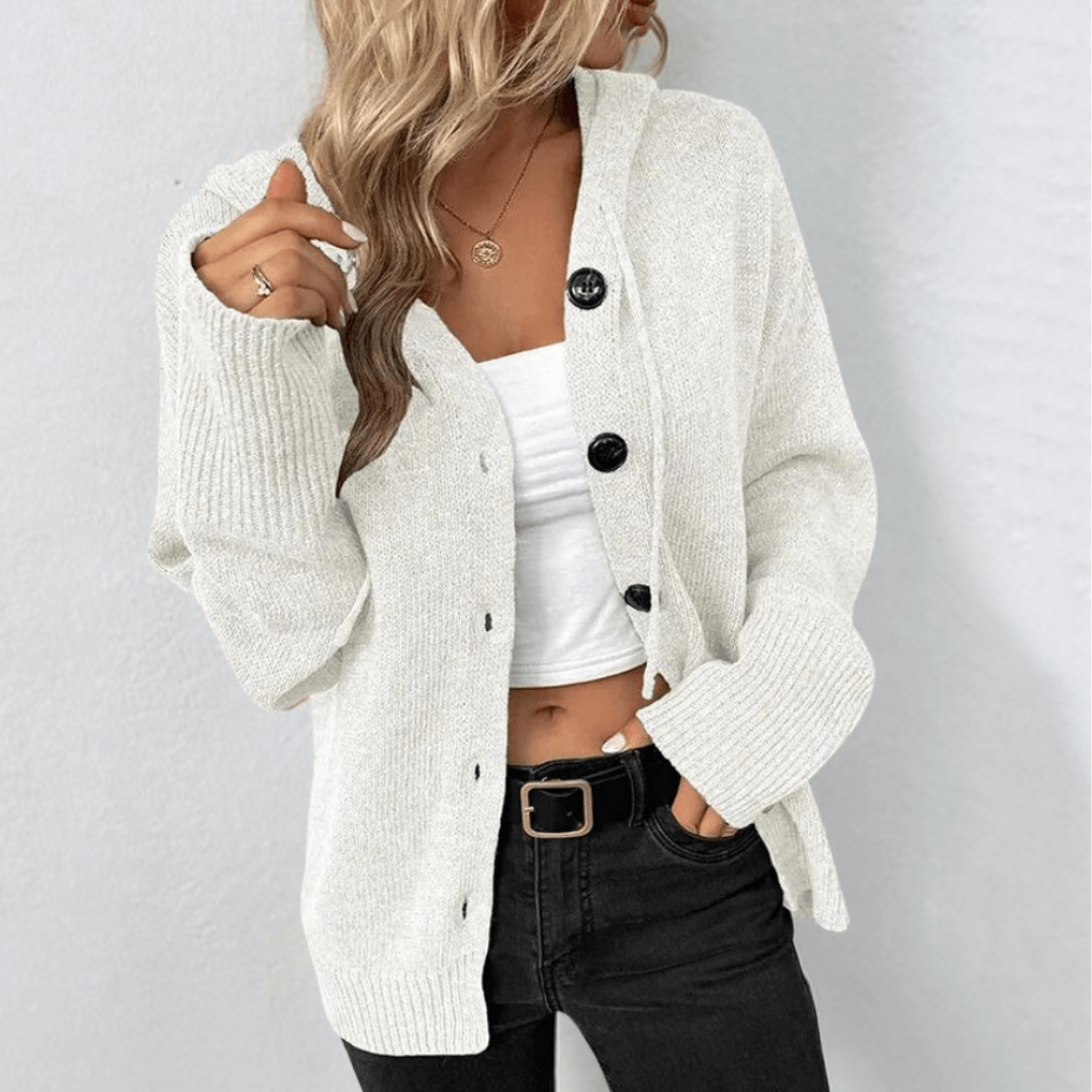 Chaqueta de punto cálida para mujer | Perfecta para los fríos días de invierno