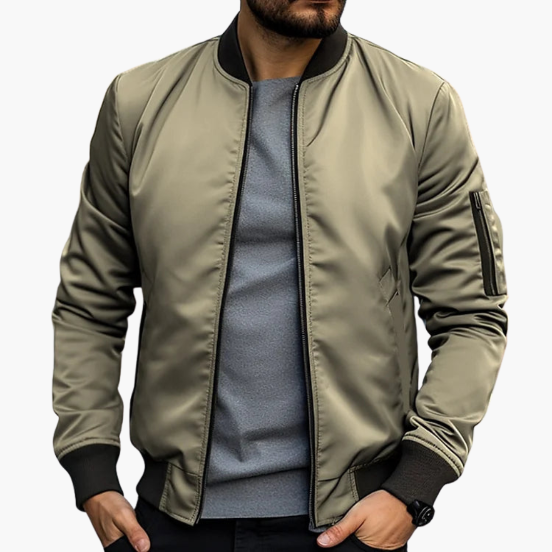 Chaqueta hombre bomber atemporal, cómoda y chic