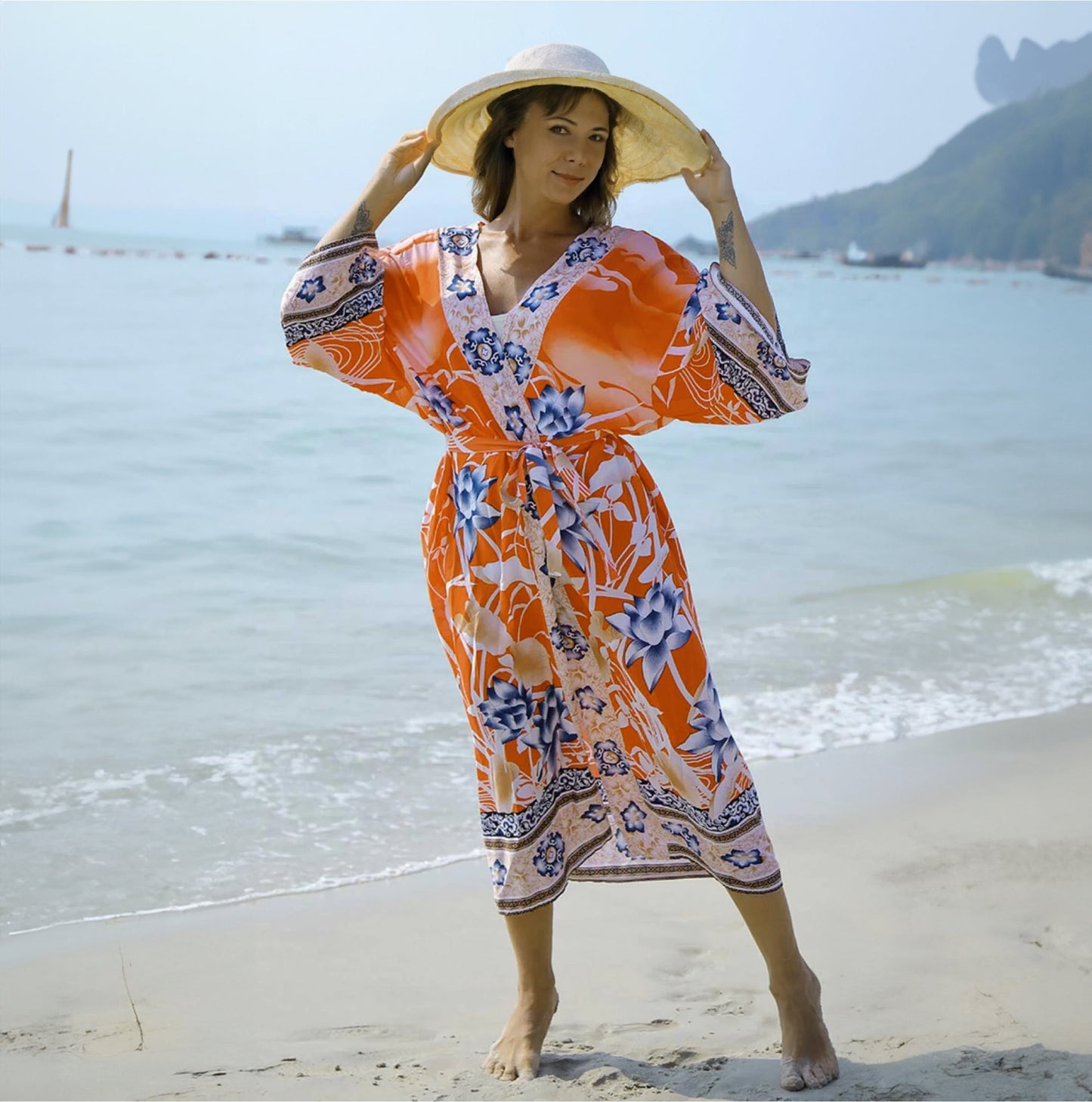 Vestido mujer floral ligero moderno casual y chic