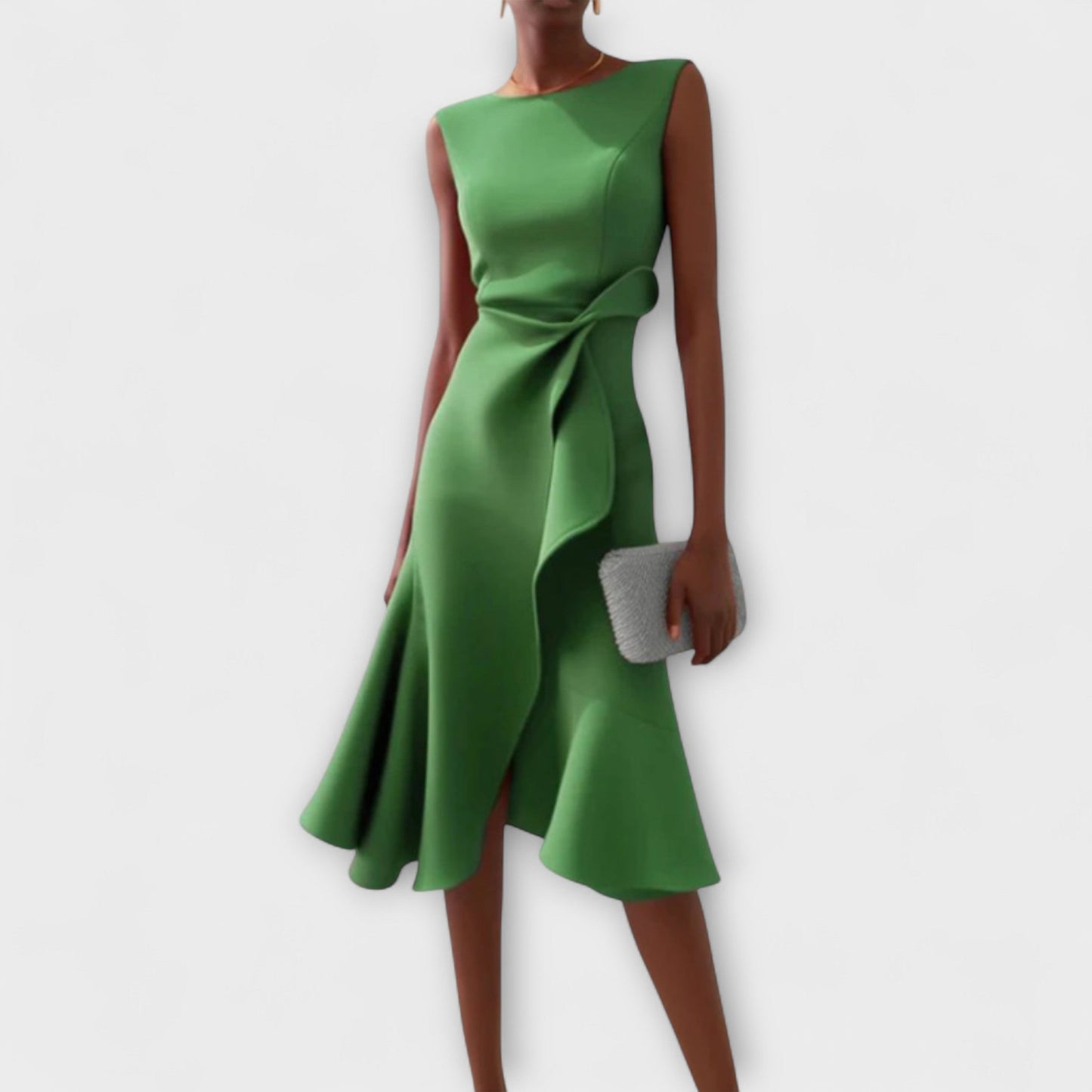 Vestido Midi Mujer – Asimétrico, Elegante y Atemporal para Gala o Fiesta