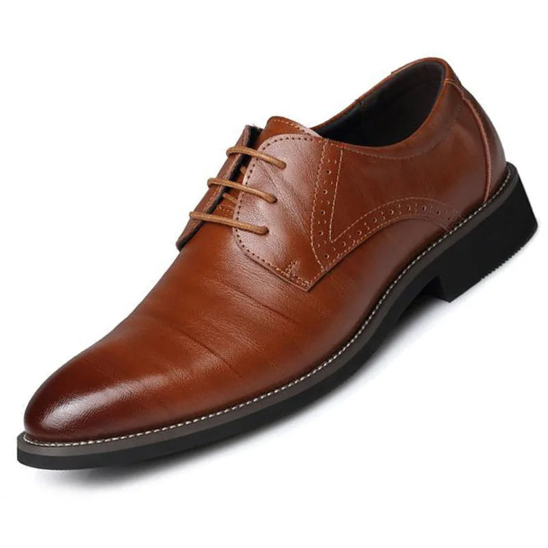 Zapatos elegantes hombre, ligeros y chic con cierre de cordones