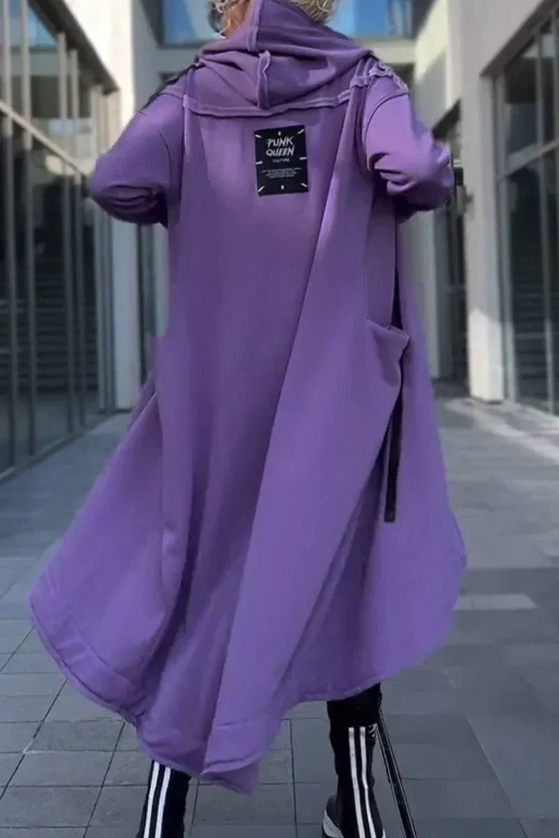 Sudadera Larga Mujer – Con Cremallera, Ligera y Transpirable Diario