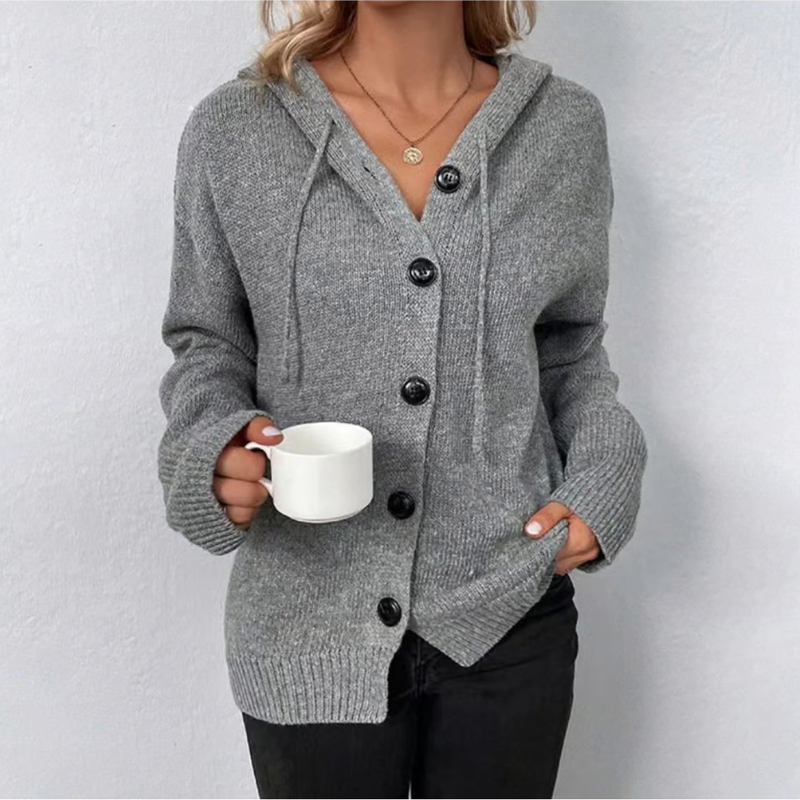 Chaqueta de punto cálida para mujer | Perfecta para los fríos días de invierno