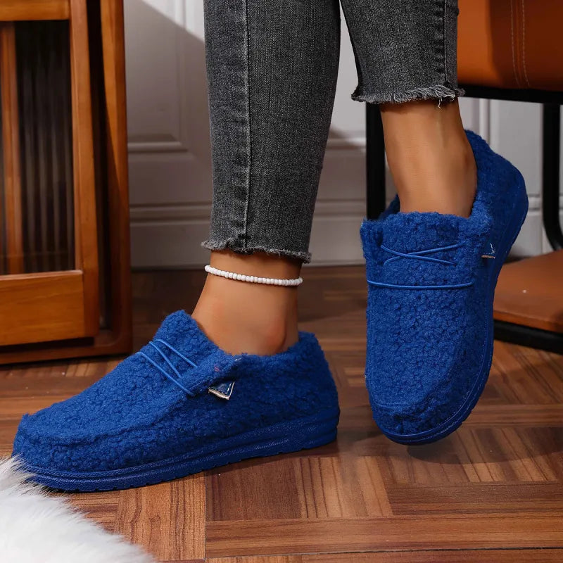 Zapatillas de Casa Mujer – Cálidas y Suaves Estilo Teddy para Invierno