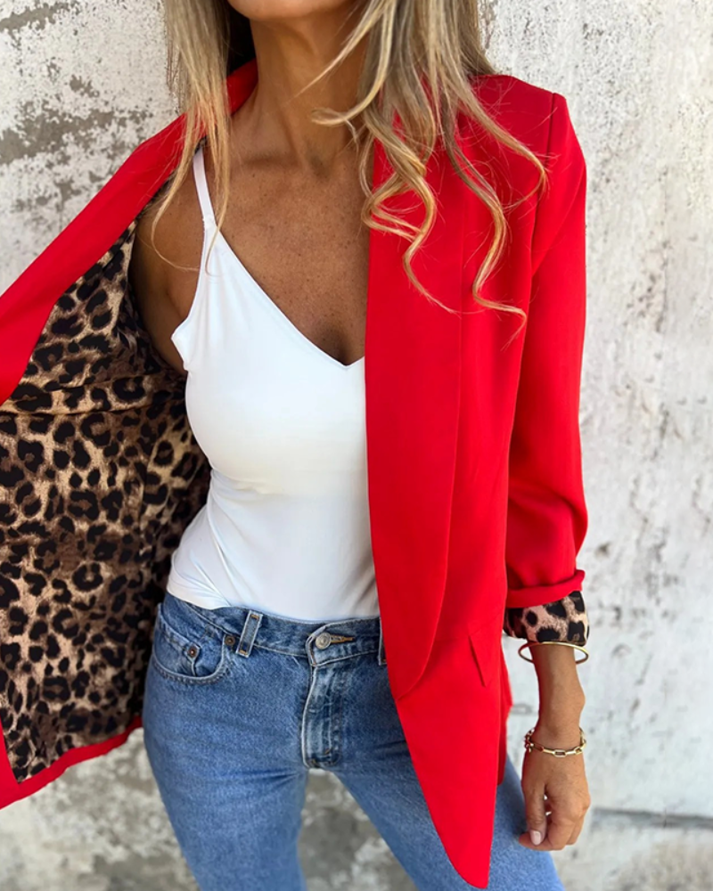 Blazer estampado mujer, sofisticado y cómodo para eventos