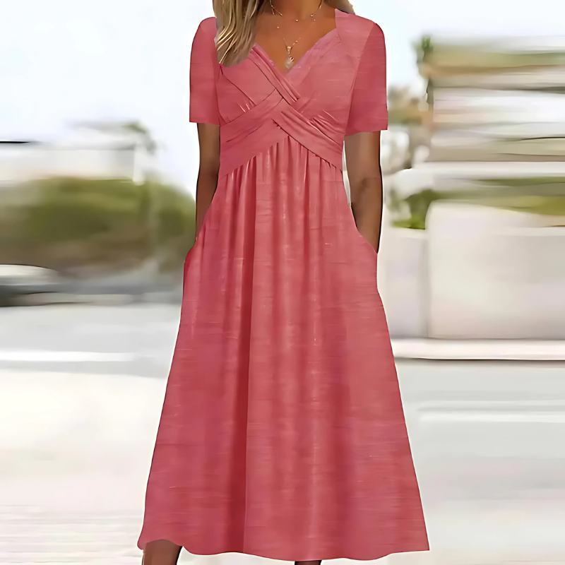 Vestido de Mujer – Con Cintura Cubierta, Ligero y Chic para Todo Momento
