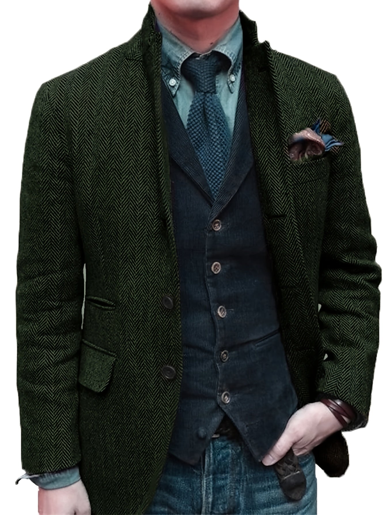 Chaqueta hombre estilo refinado, ligera y sofisticada para otoño