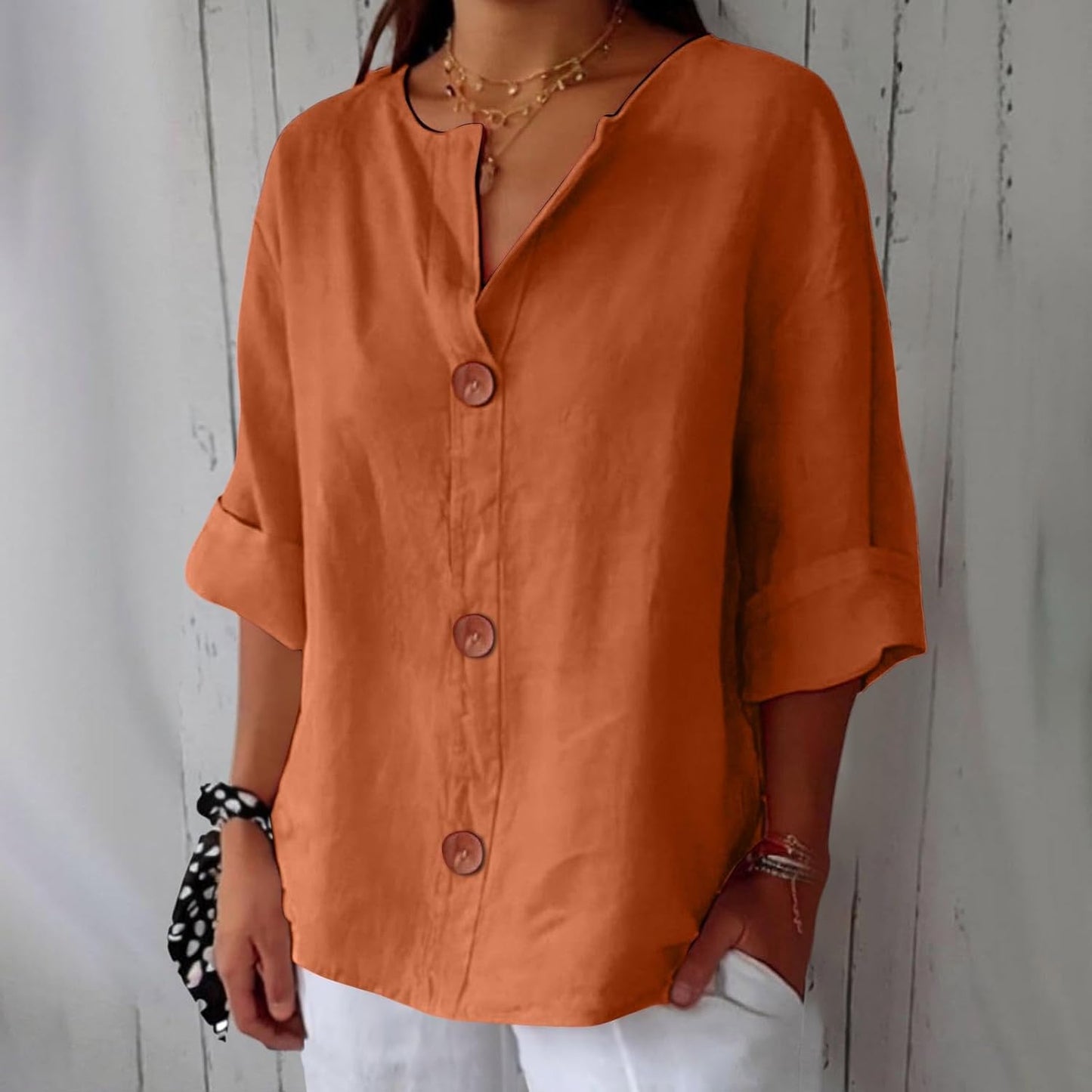 Dione | Camisa de lino ligera y vaporosa