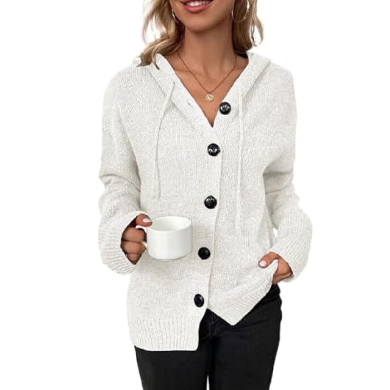 Chaqueta de punto cálida para mujer | Perfecta para los fríos días de invierno