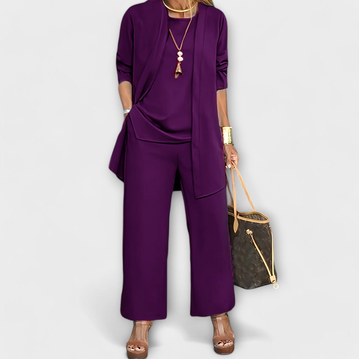 Ellie | Conjunto informal de tres piezas