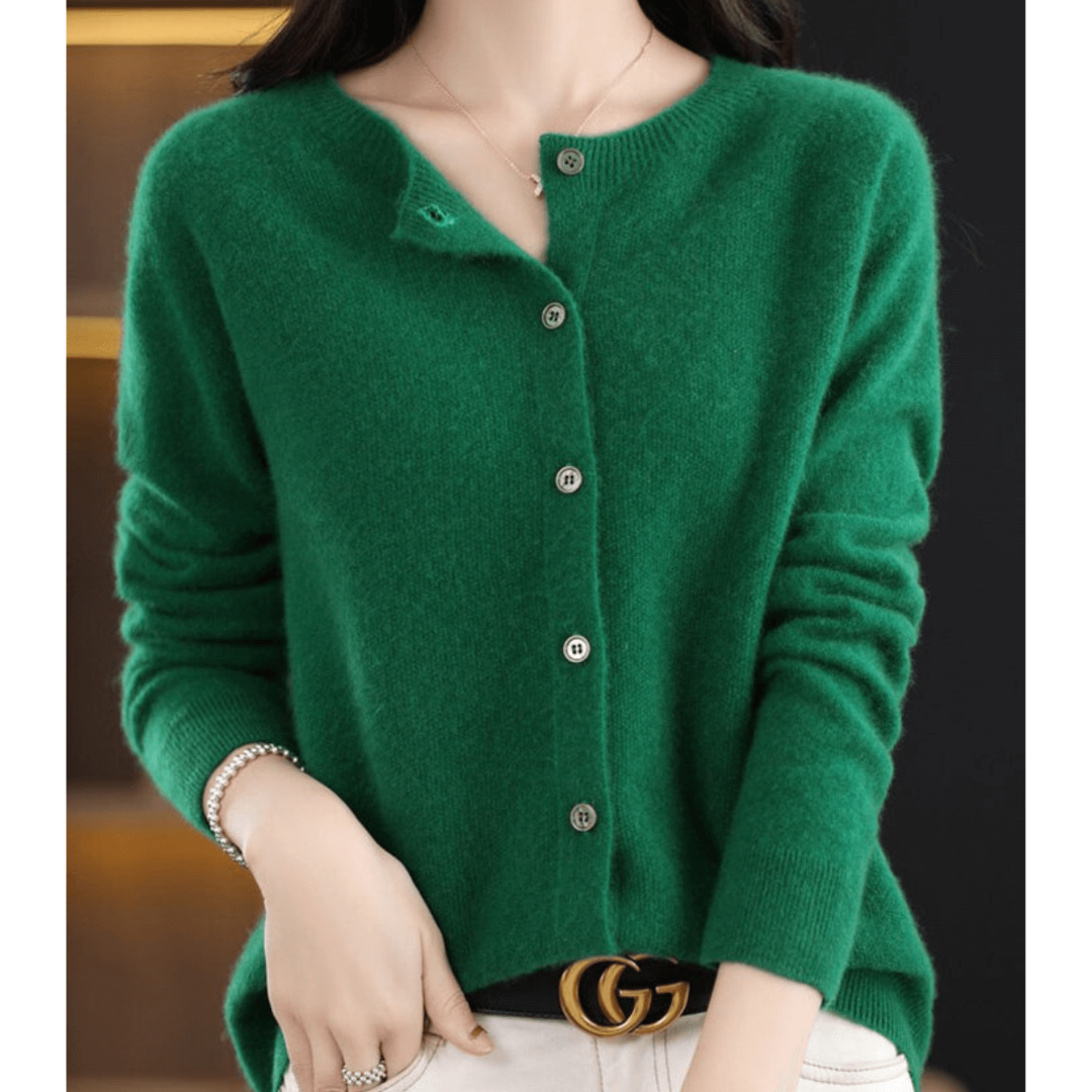Chaqueta de punto suave con botones para mujer | Calidez y comodidad sin concesiones