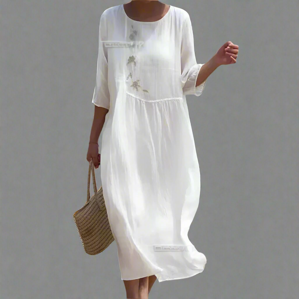 Dorothy | Maxi vestido vaporoso con estampado floral