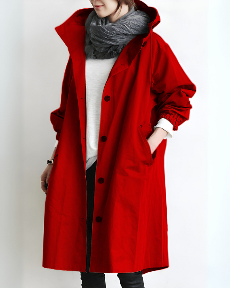 Abrigo clásico mujer, cómodo y elegante para temporada fría