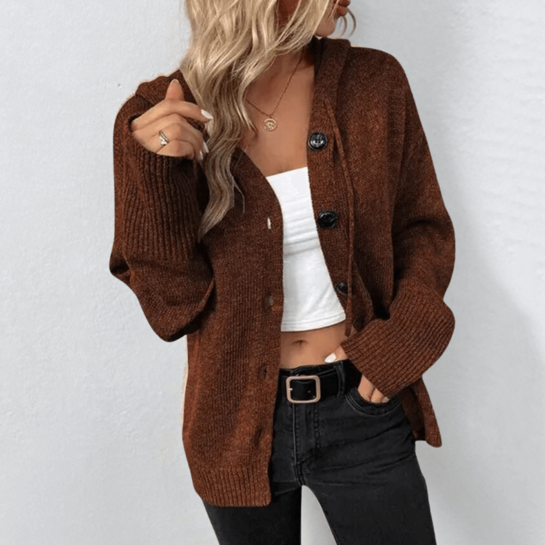 Chaqueta de punto cálida para mujer | Perfecta para los fríos días de invierno