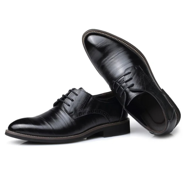 Zapatos elegantes hombre, ligeros y chic con cierre de cordones