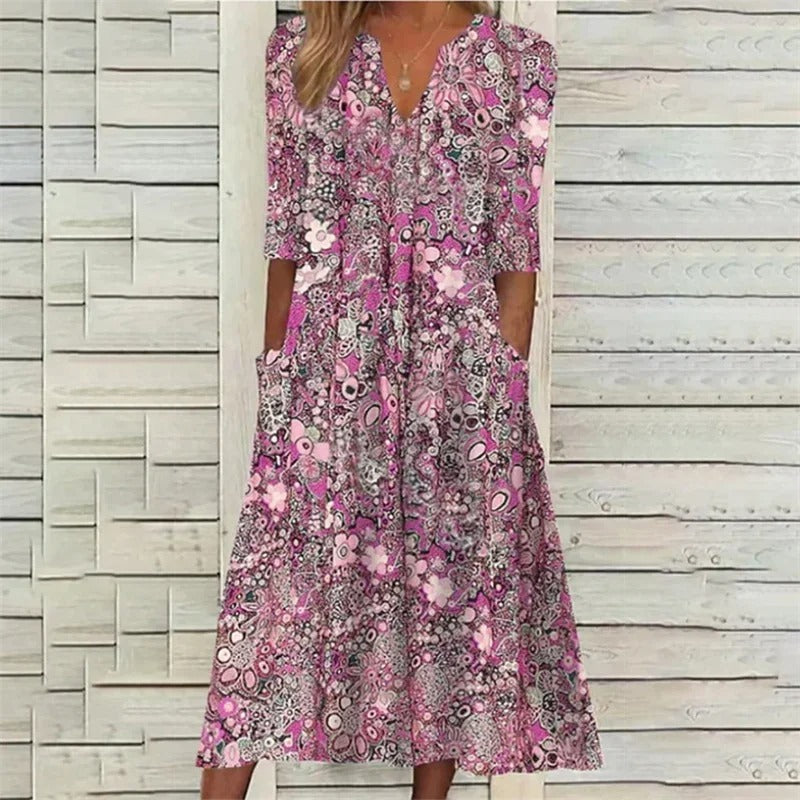 Livia | Elegante Vestido De Verano Que Cubre El Vientre