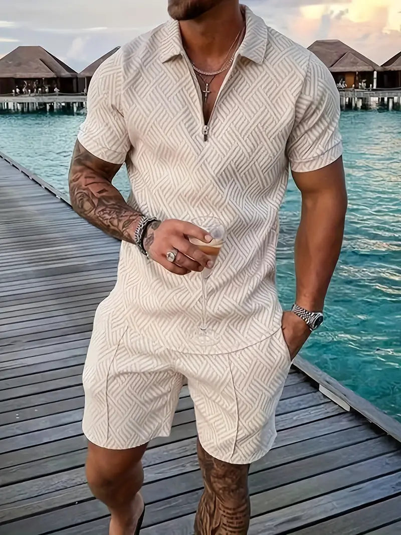 Set masculino veraniego, moderno y versátil