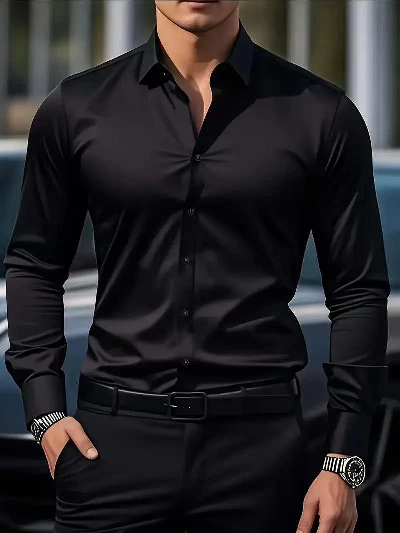 Camisa de Hombre – Perfecta para Oficina, Trabajo o Reuniones