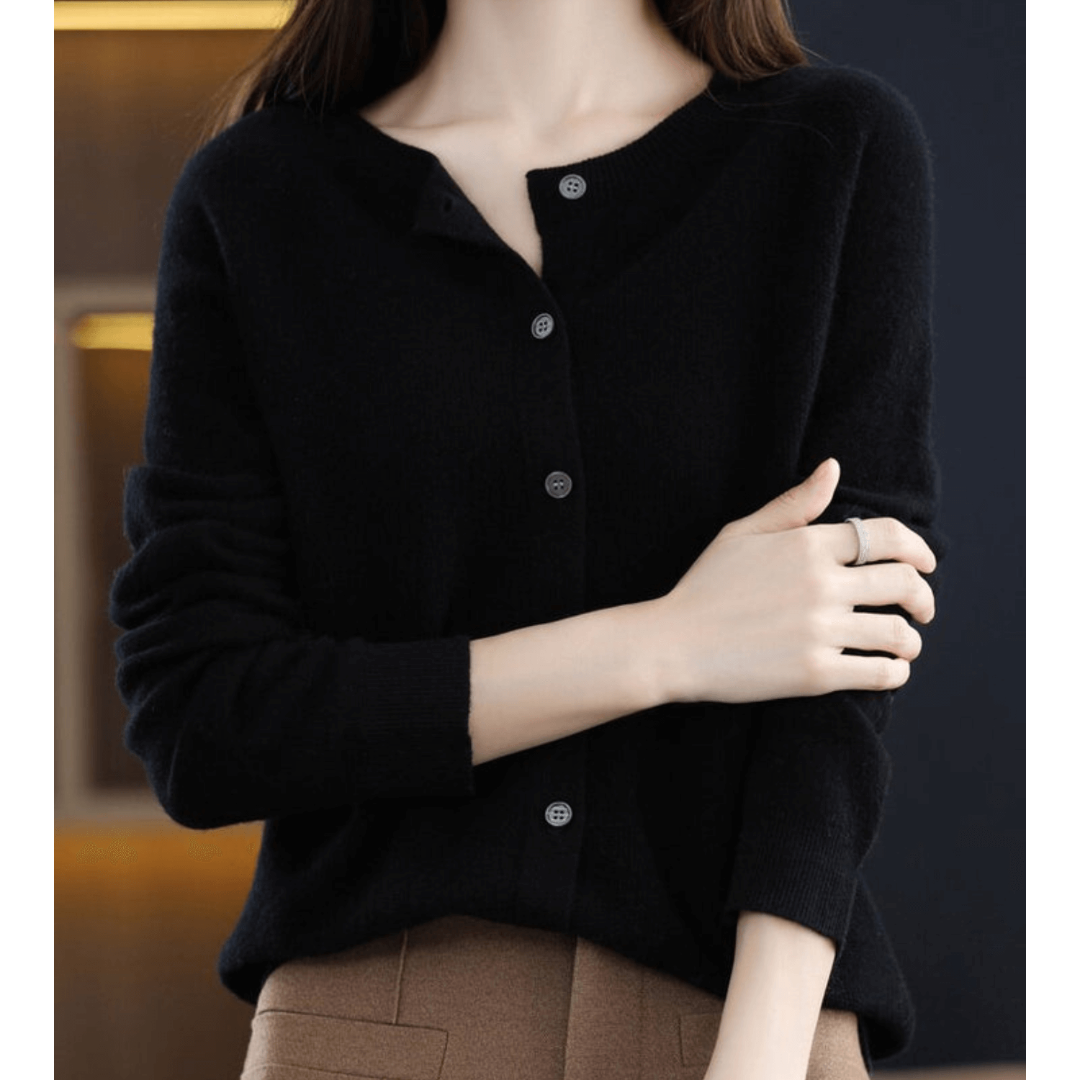 Chaqueta de punto suave con botones para mujer | Calidez y comodidad sin concesiones