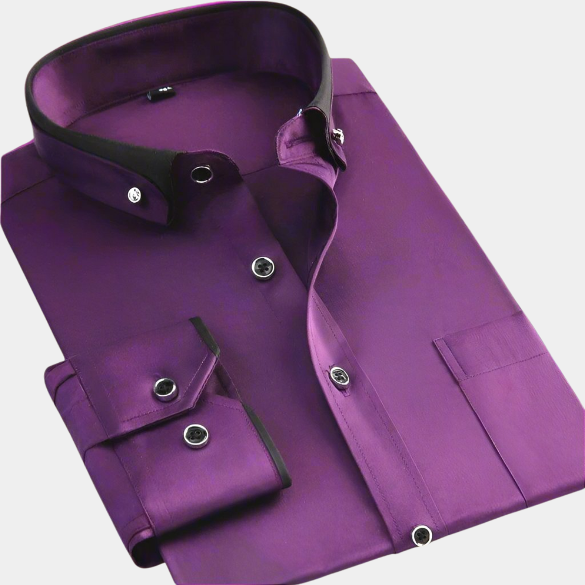 Camisa hombre formal manga larga elegante y versátil casual