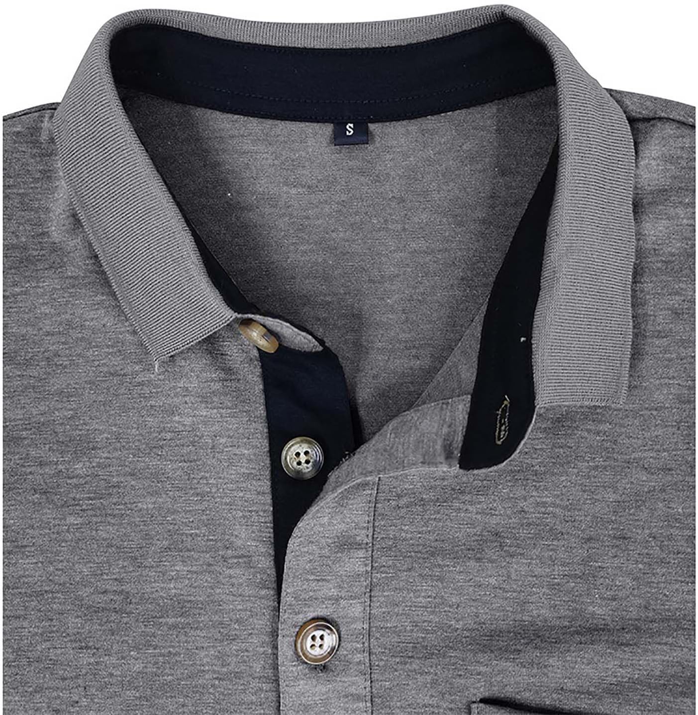 Camisa tipo polo masculina, ligera y versátil para verano