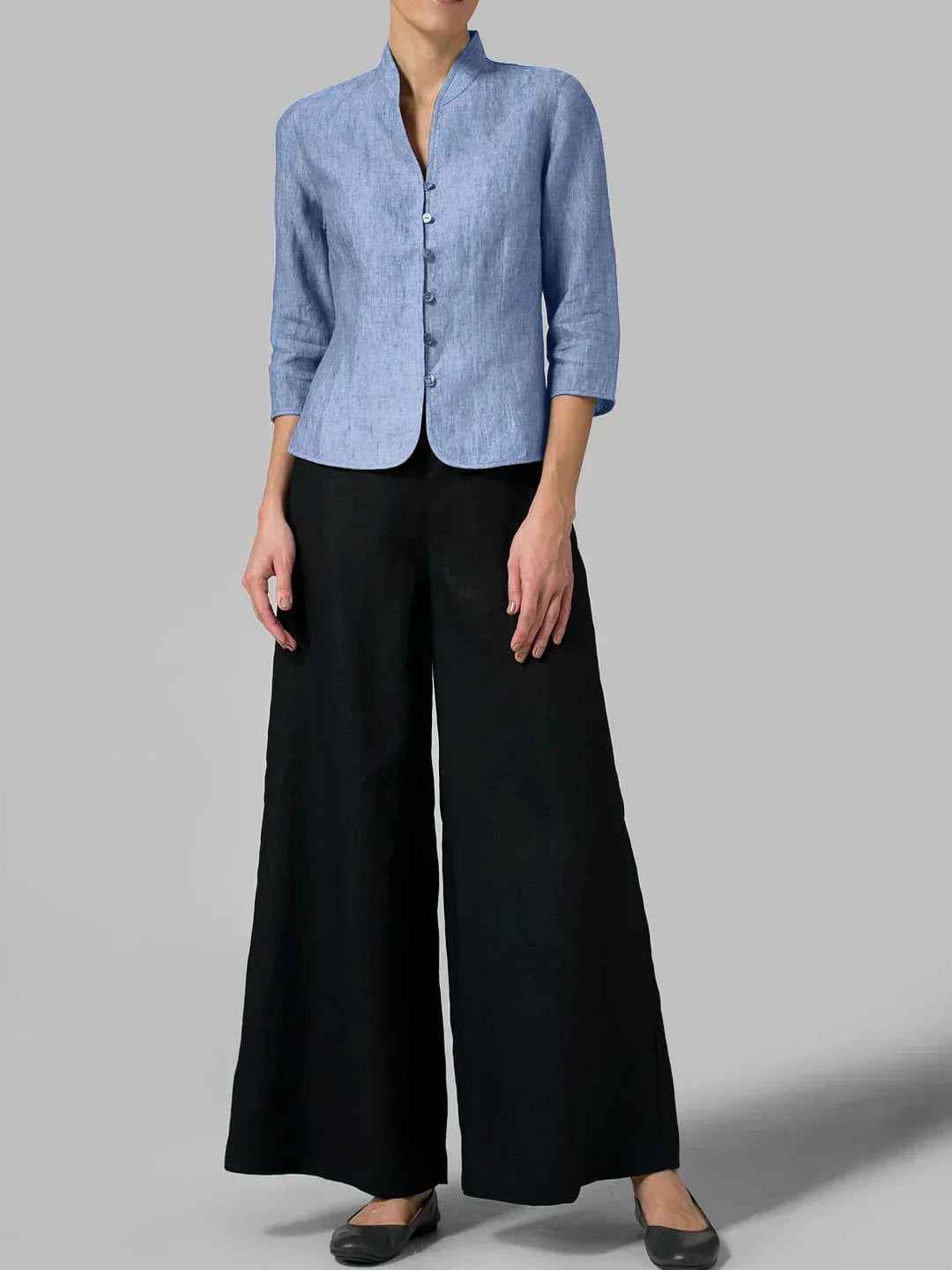 Blazer femenino lino elegante ligero perfecto verano y trabajo