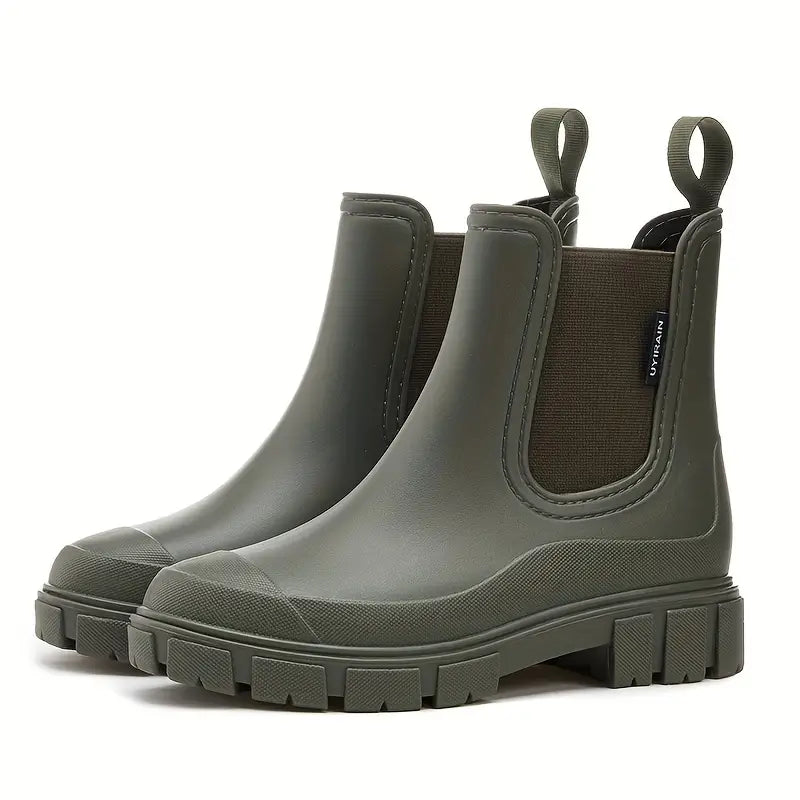 Botines Mujer – Slip-On, Resistentes al Agua y Versátiles para Otoño e Invierno