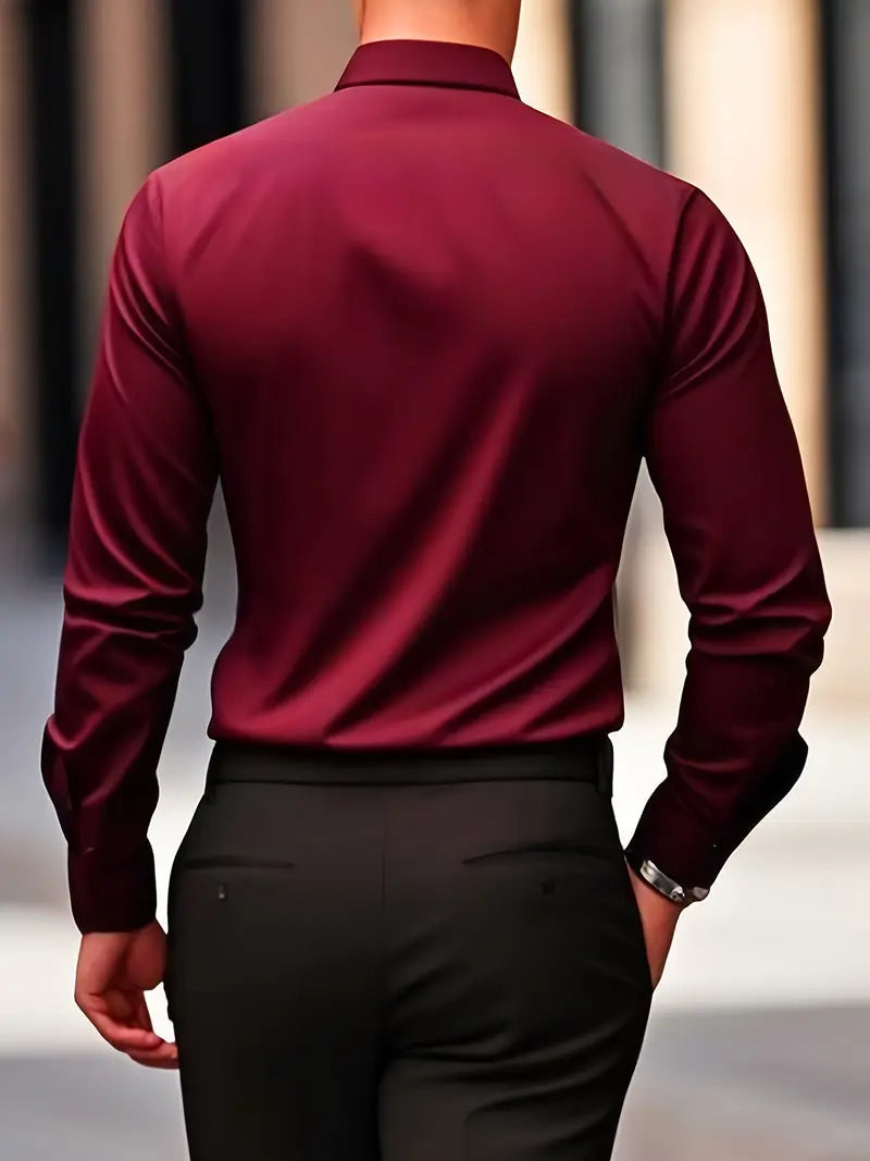 Camisa de Hombre – Perfecta para Oficina, Trabajo o Reuniones