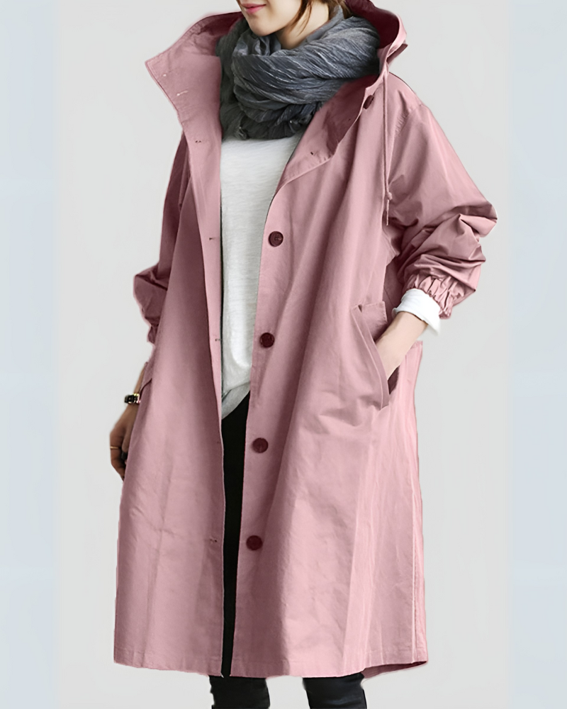 Abrigo clásico mujer, cómodo y elegante para temporada fría