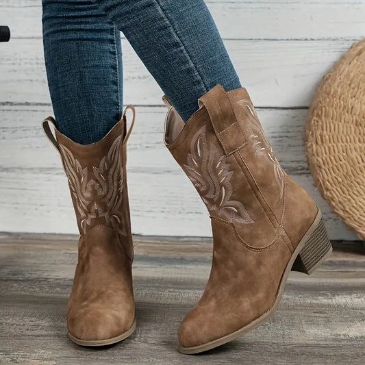 Botas vaqueras de tacón para mujer: cómodas y a la moda con un estilo western