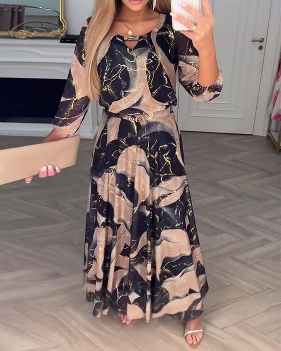 Vestido mujer estilo fluido, sofisticado y refinado para primavera