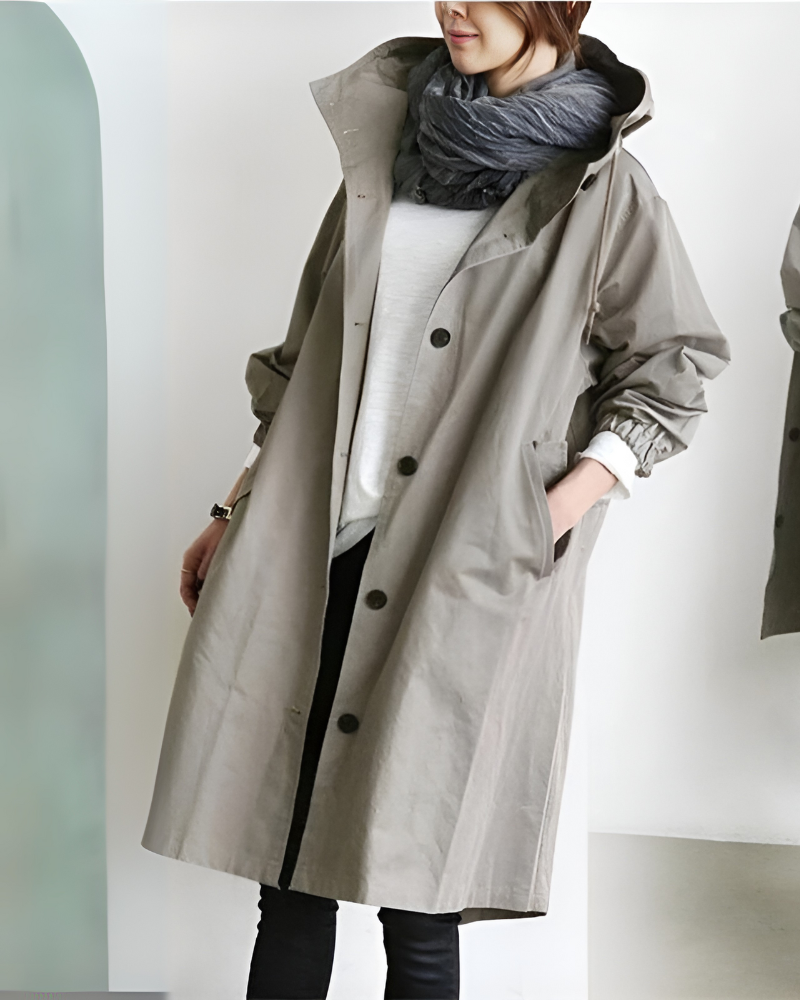 Abrigo clásico mujer, cómodo y elegante para temporada fría