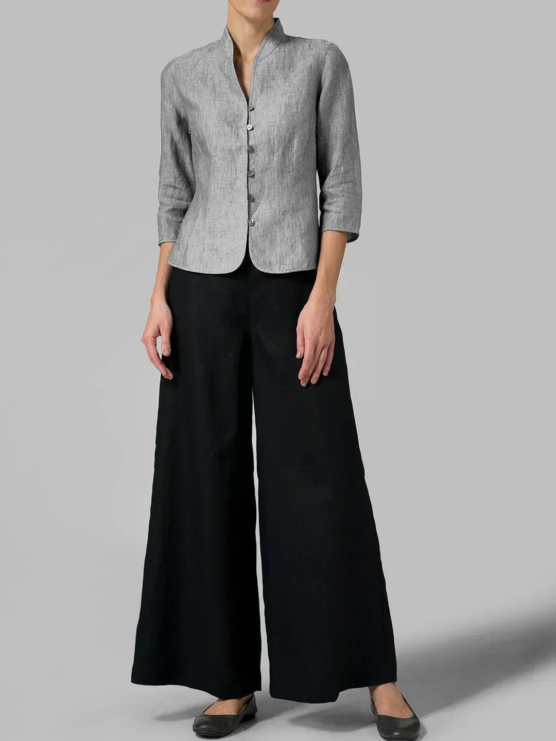 Blazer femenino lino elegante ligero perfecto verano y trabajo
