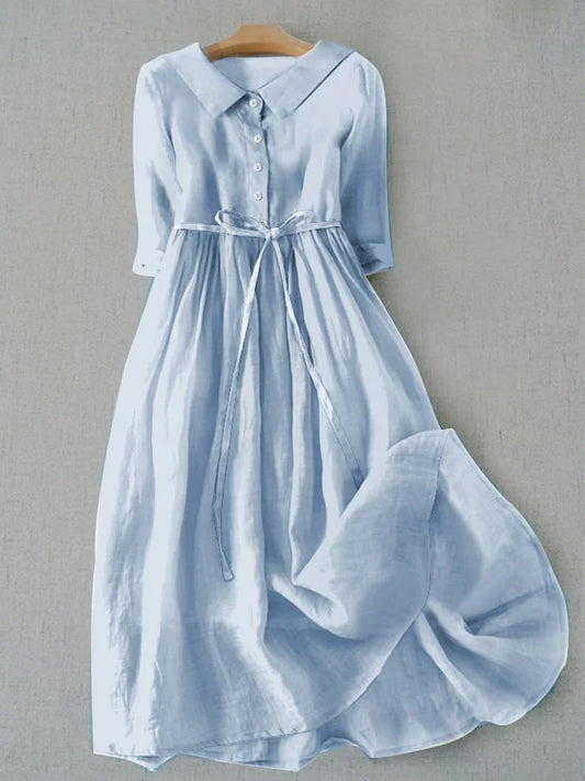 Vestido de Fiesta Mujer – Cómodo y Ajustable con Cintura Definida