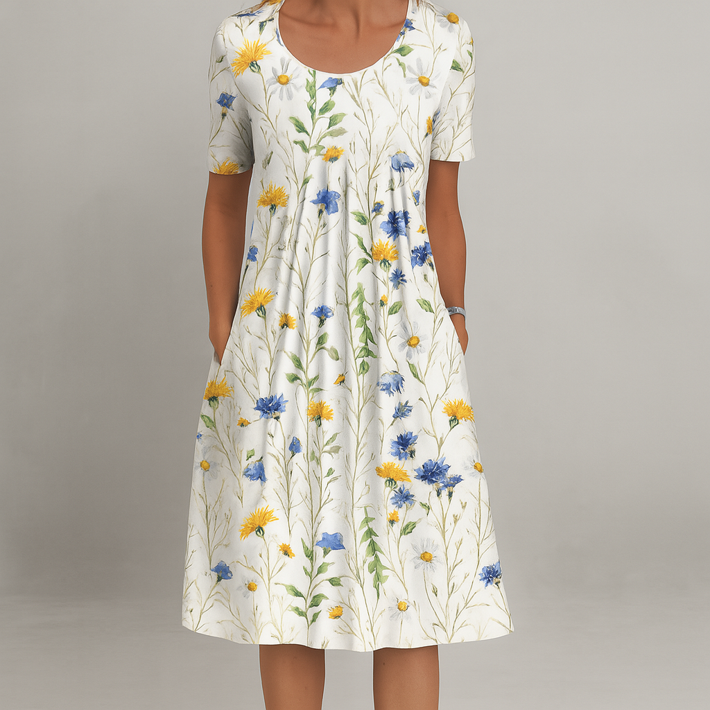 Sheila | Elegante vestido con estampado floral