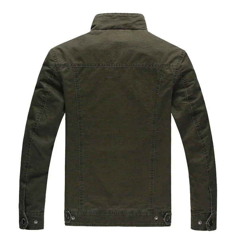 Chaqueta motera para hombre: cálida, resistente y con cremallera
