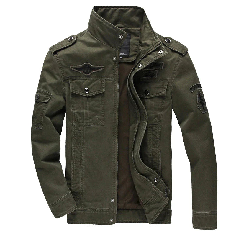 Chaqueta motera para hombre: cálida, resistente y con cremallera