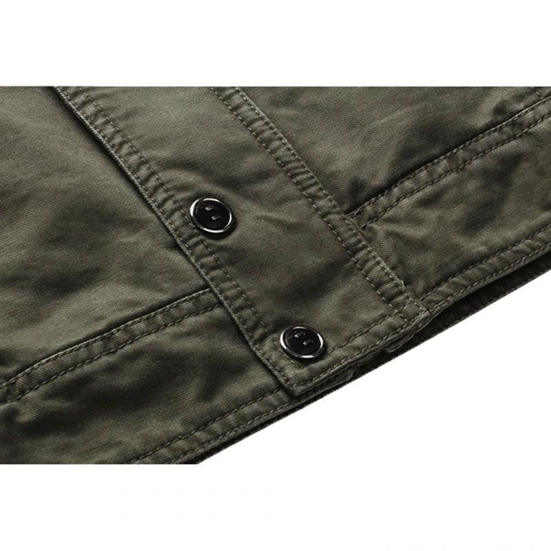 Chaqueta motera para hombre: cálida, resistente y con cremallera