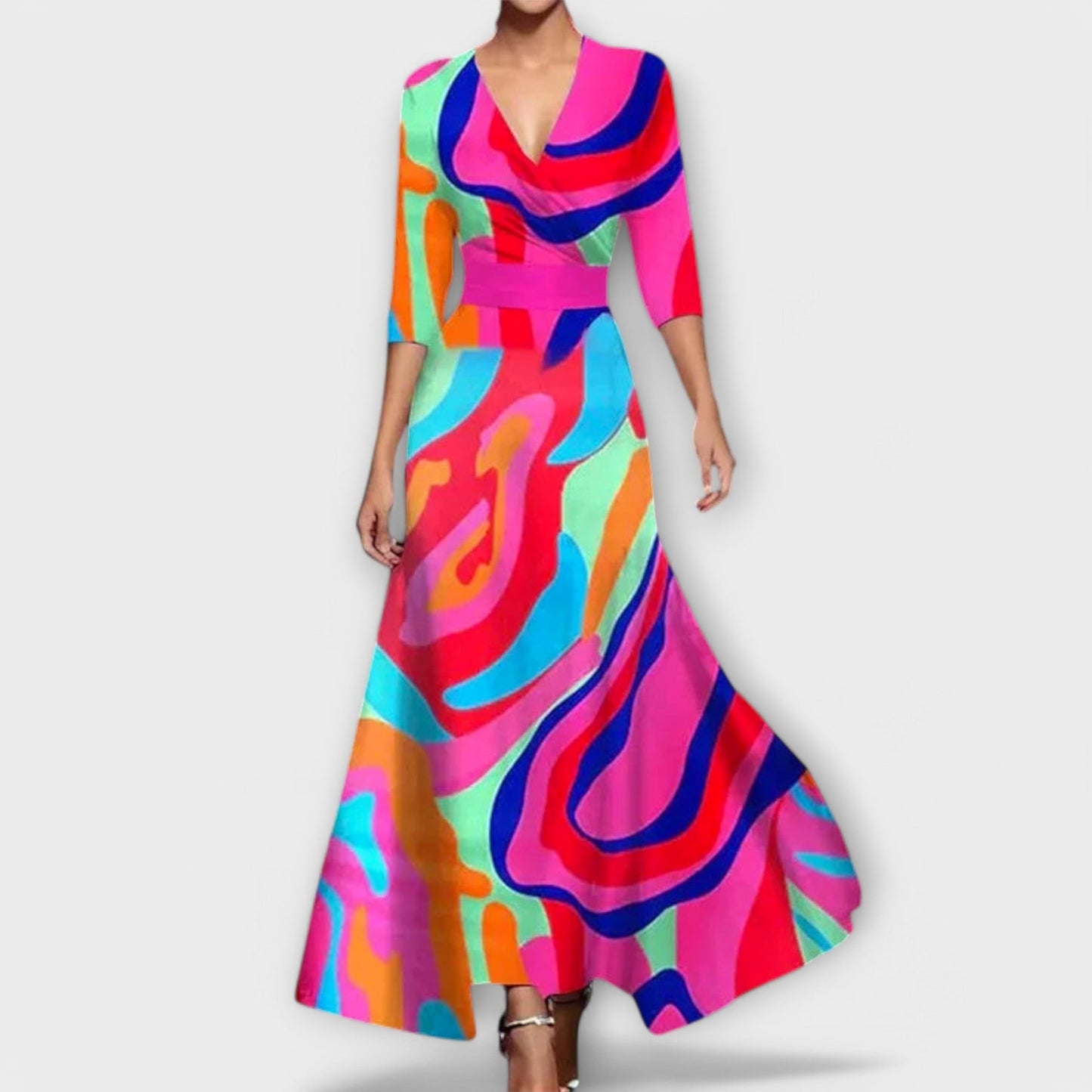 Vestido elegante mujer fiesta moderno y cómodo para celebraciones