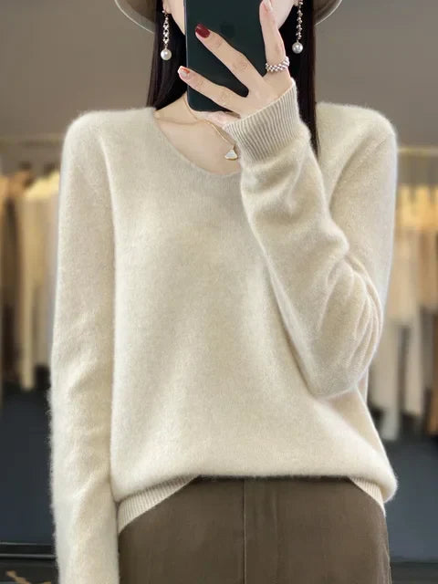 Calynda | Jersey de cachemira con cuello en V