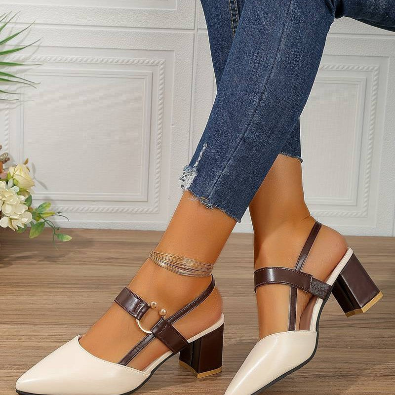 Zapatos mujer ergonómicos y chic, slingback moderno