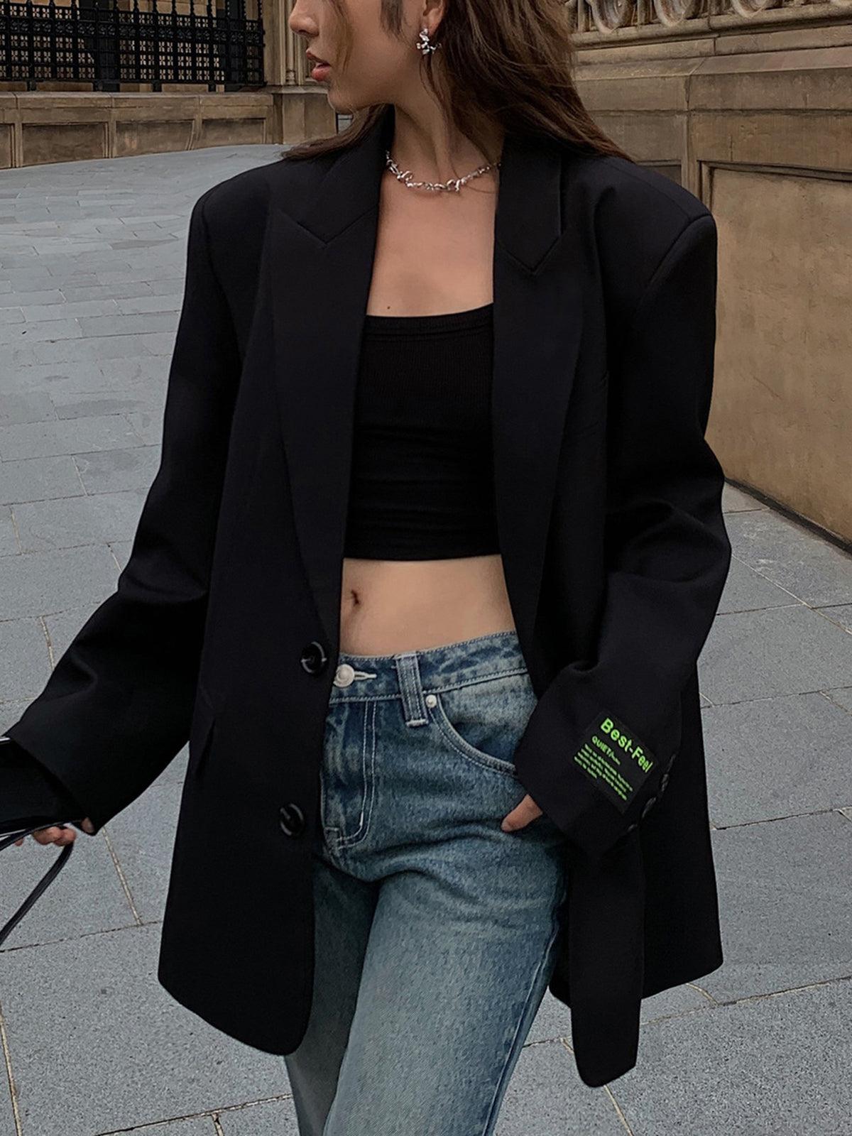 Blazer mujer estilo oversize, cómodo y sofisticado para eventos