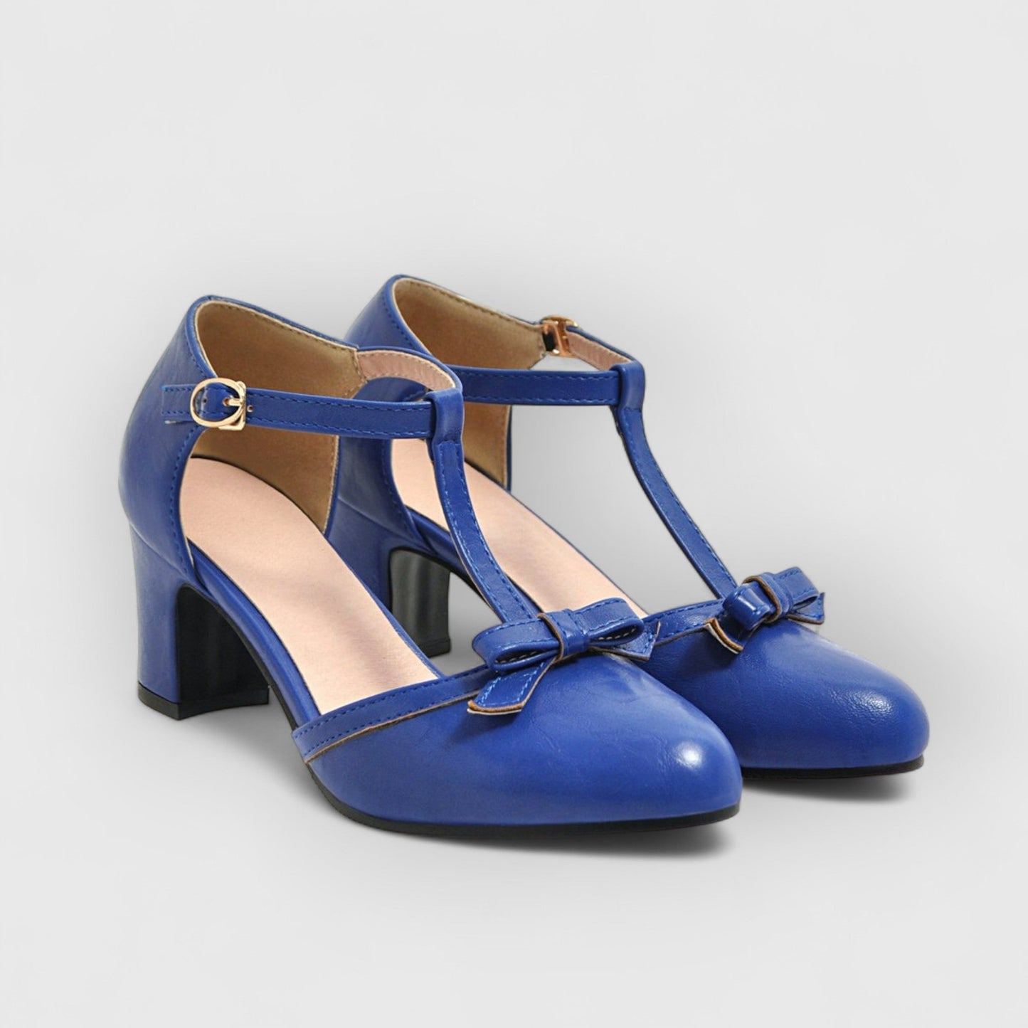 Zapatos mujer ortopédicos elegantes retro con lazo suaves y ligeros